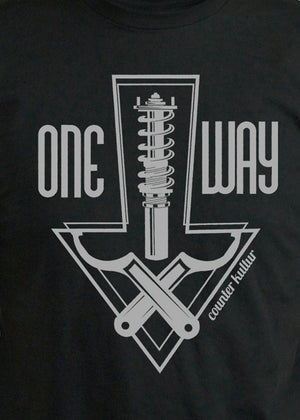 One Way Static Black Shirt