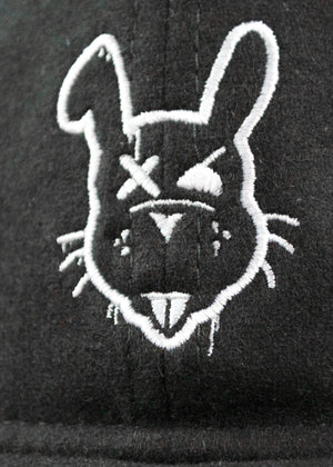 Vintage OG Rabbit Hat - Black Wool