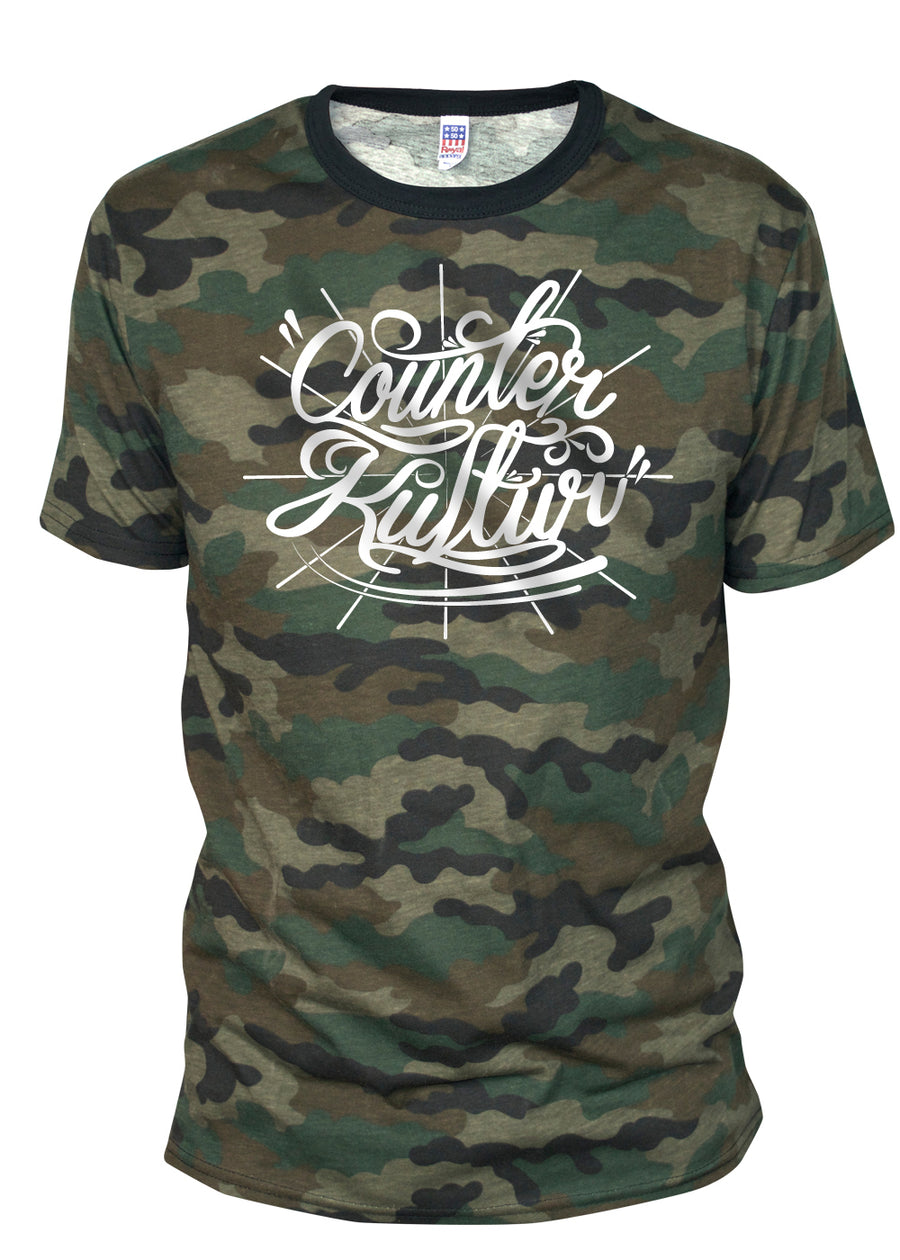 CK Script Camo Shirt