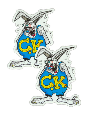 Rabbit Fink Sticker