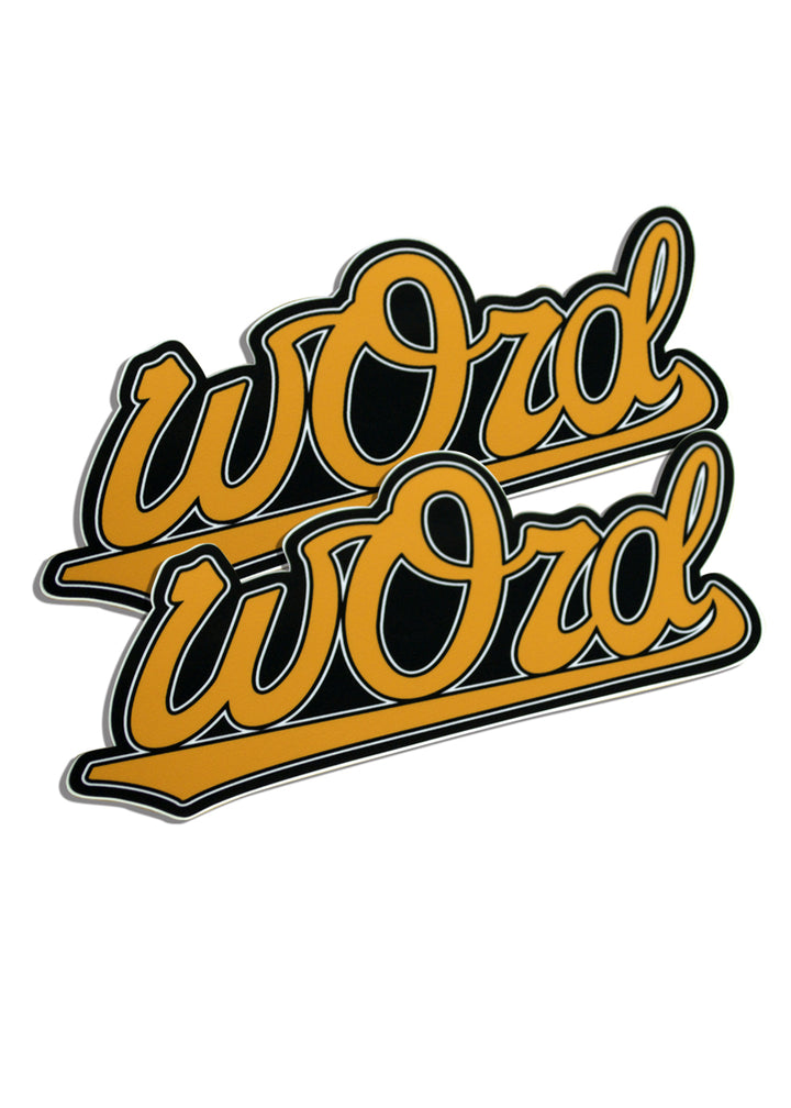O Word Sticker