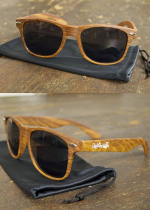 CK Script Woodgrain Sunglasses
